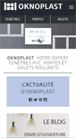 Mobile Screenshot of oknoplast.fr